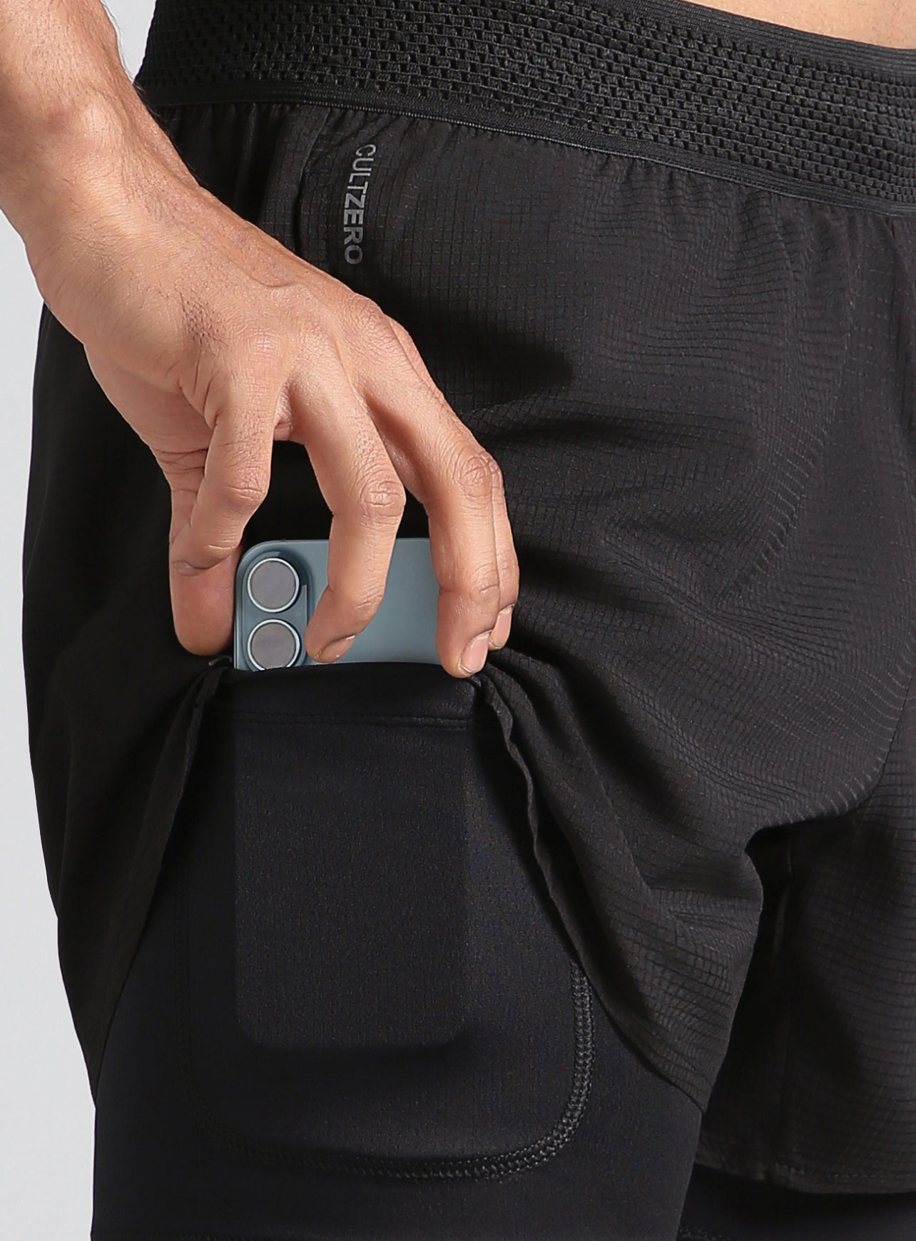 Men's Black Run the Mile CULT ZERO Shorts