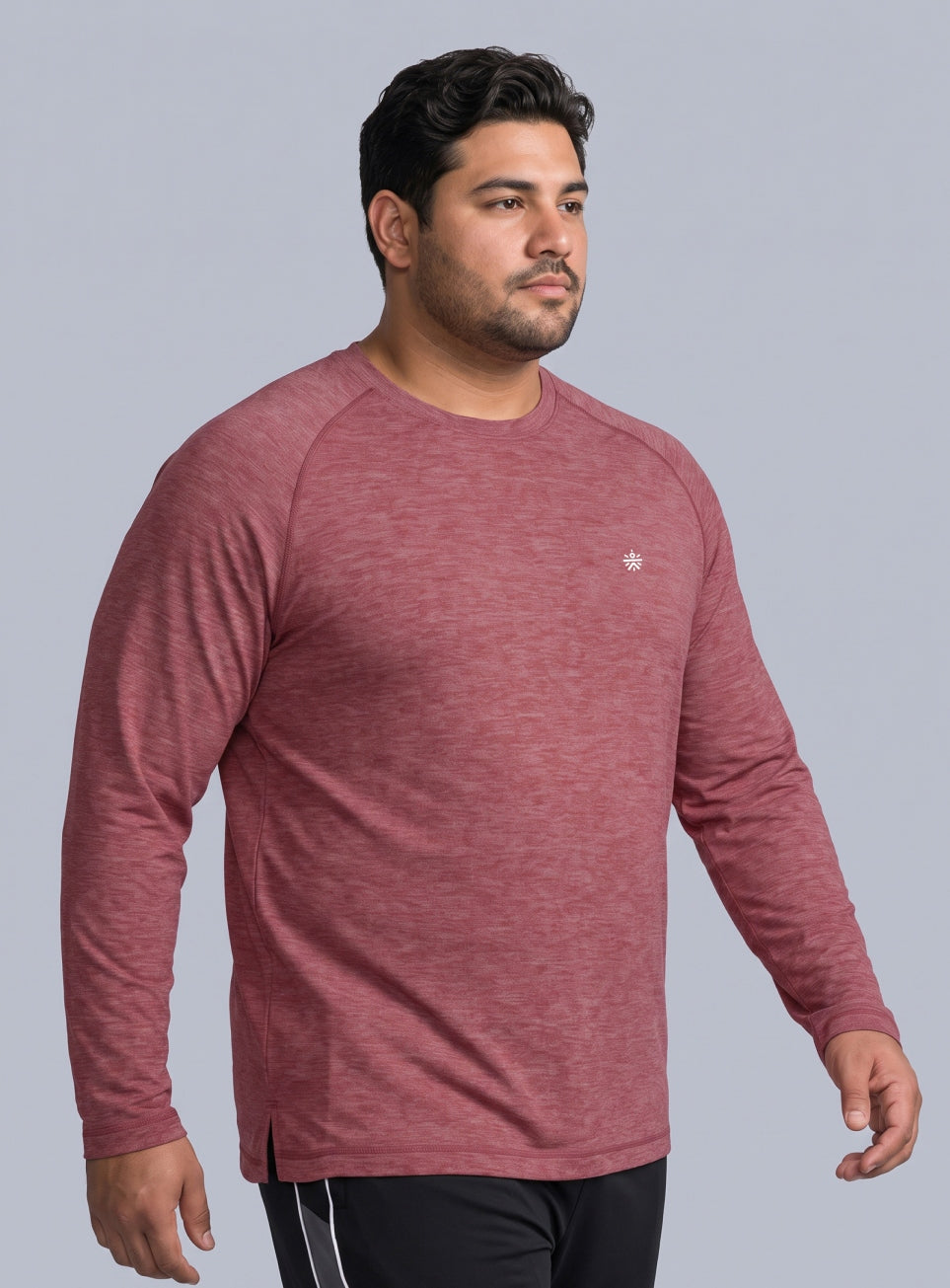 Men's Maroon Training Essential COMFORtech Plus Size T-shirt