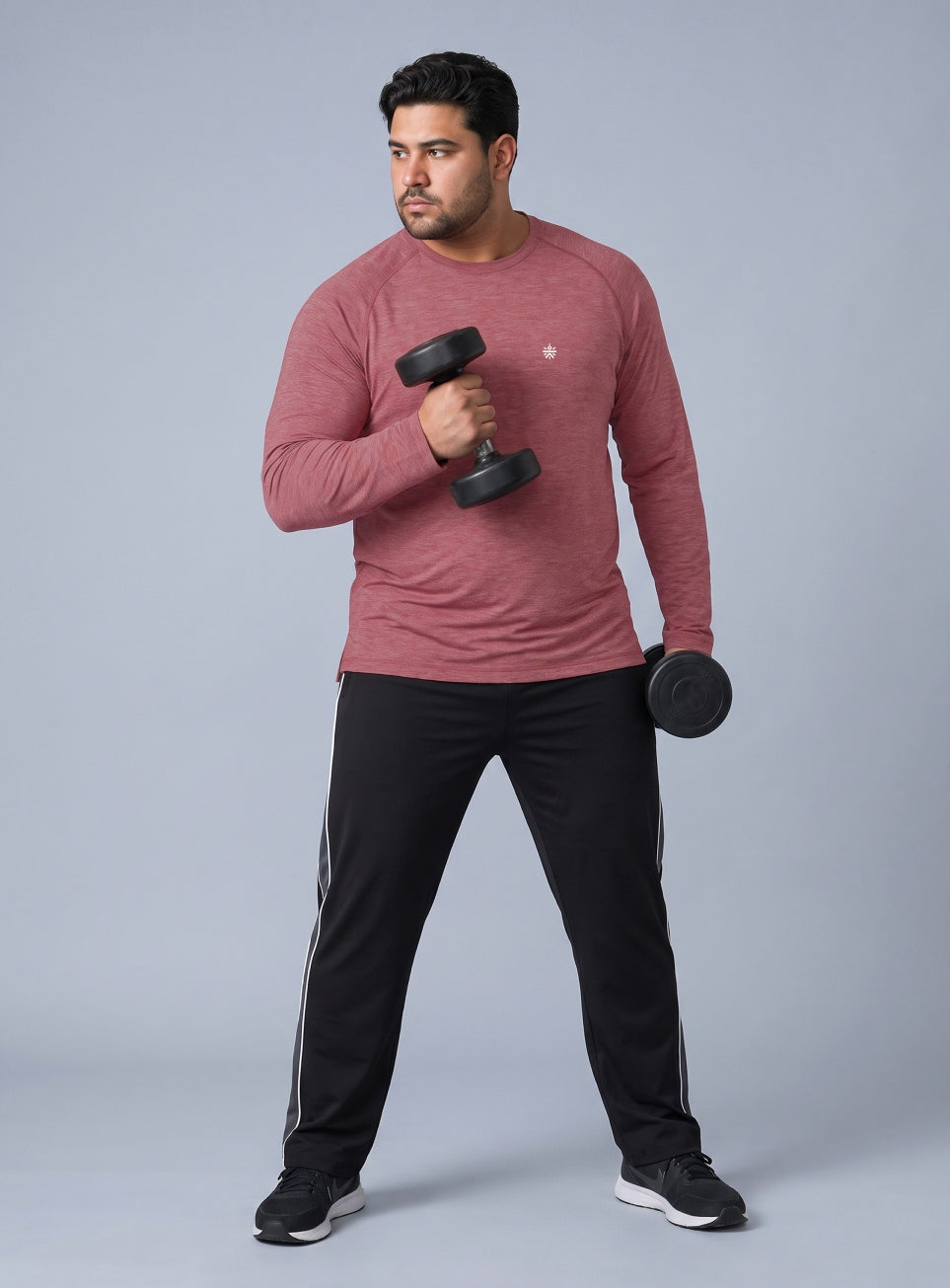 Men's Maroon Training Essential COMFORtech Plus Size T-shirt