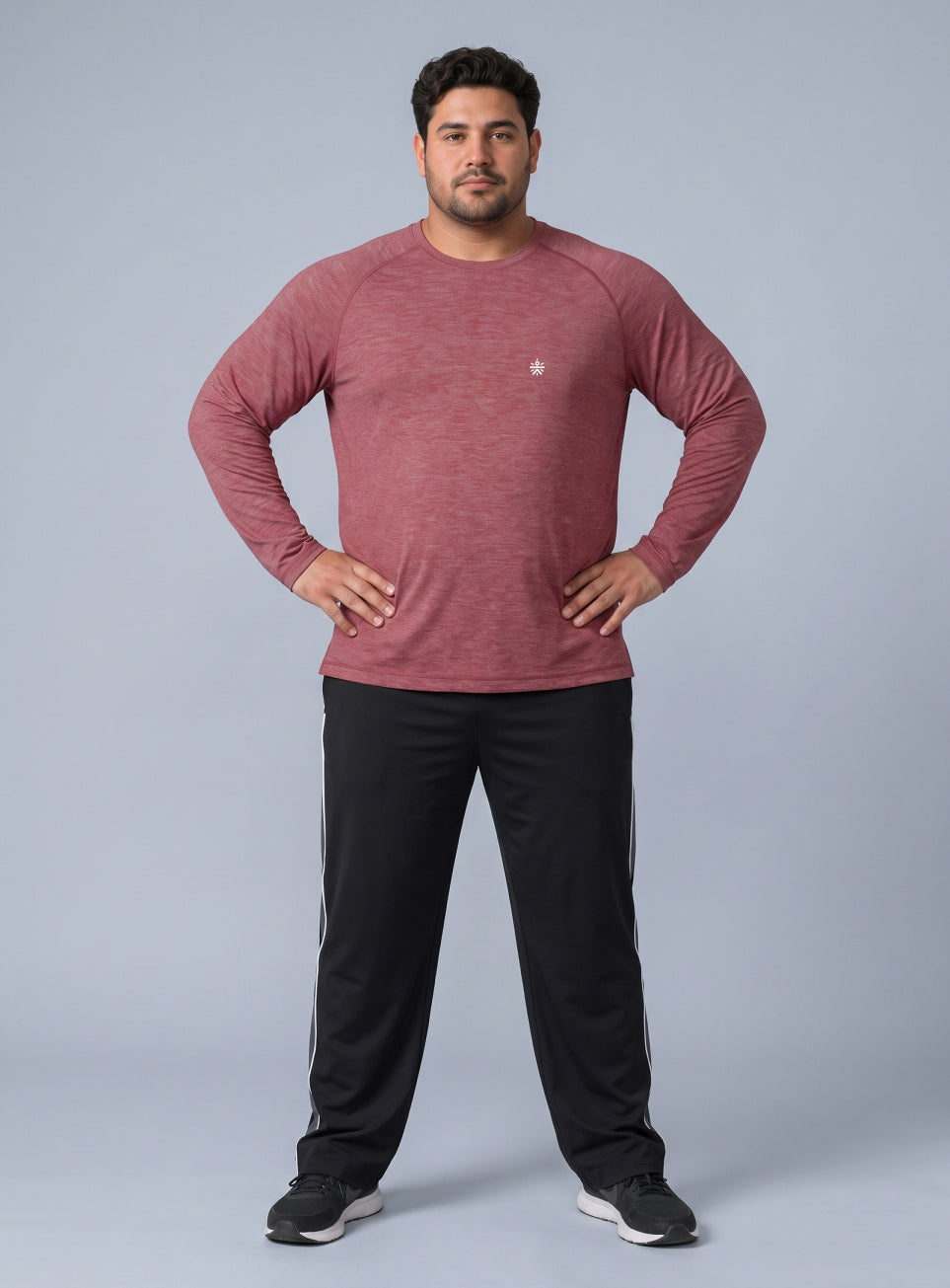 Men's Maroon Training Essential COMFORtech Plus Size T-shirt
