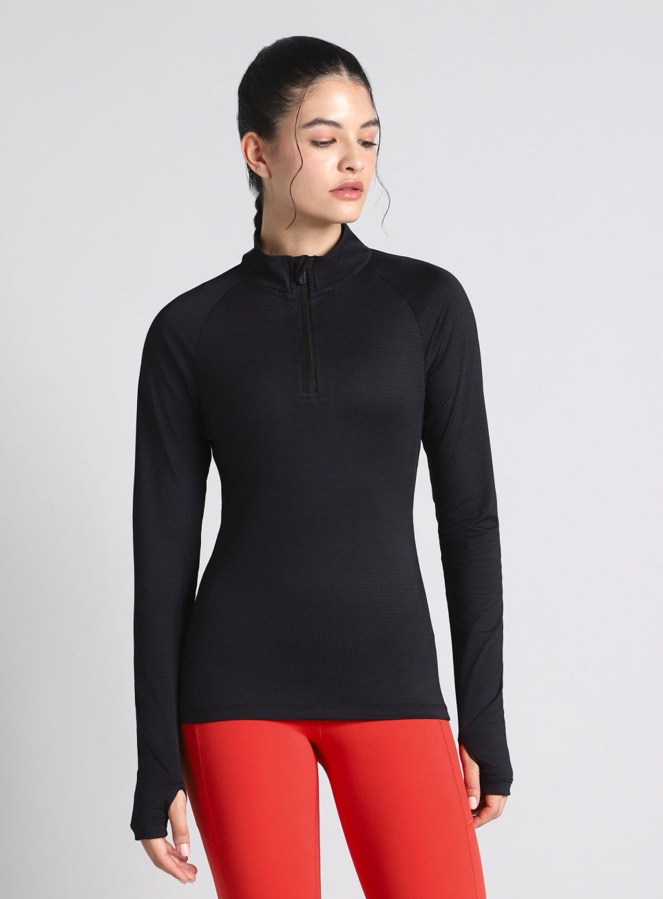Women's Black After Dark Full Sleeve Running T-shirt