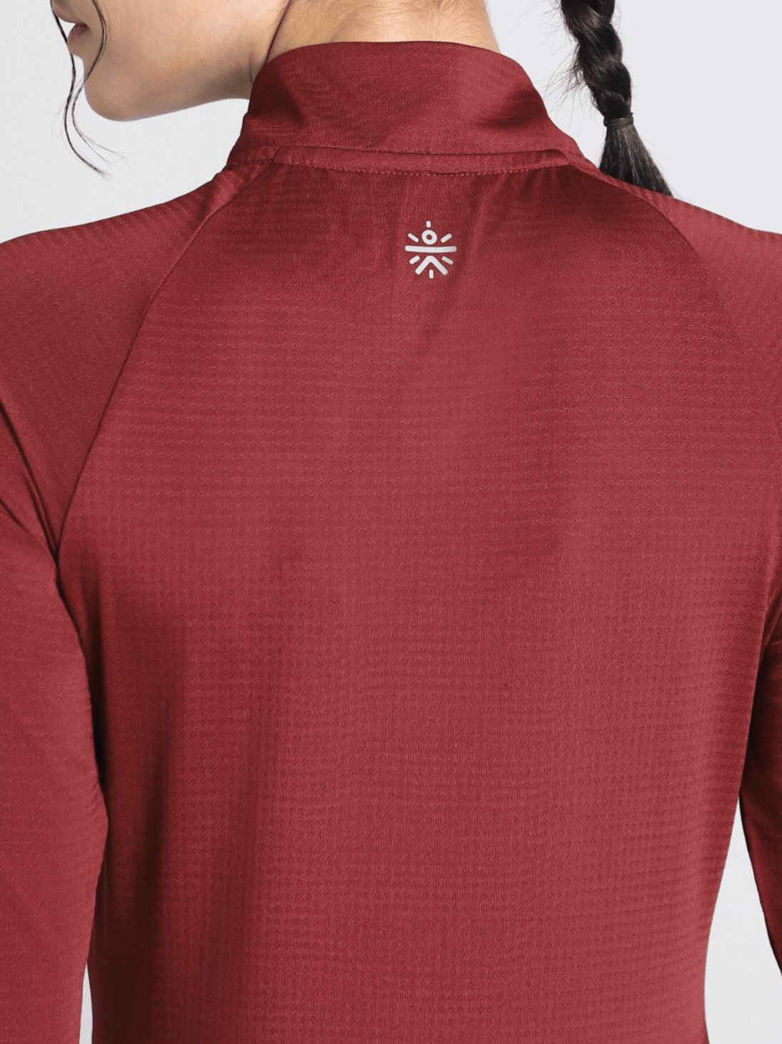 Women's Maroon After Dark Full Sleeve Running T-shirt