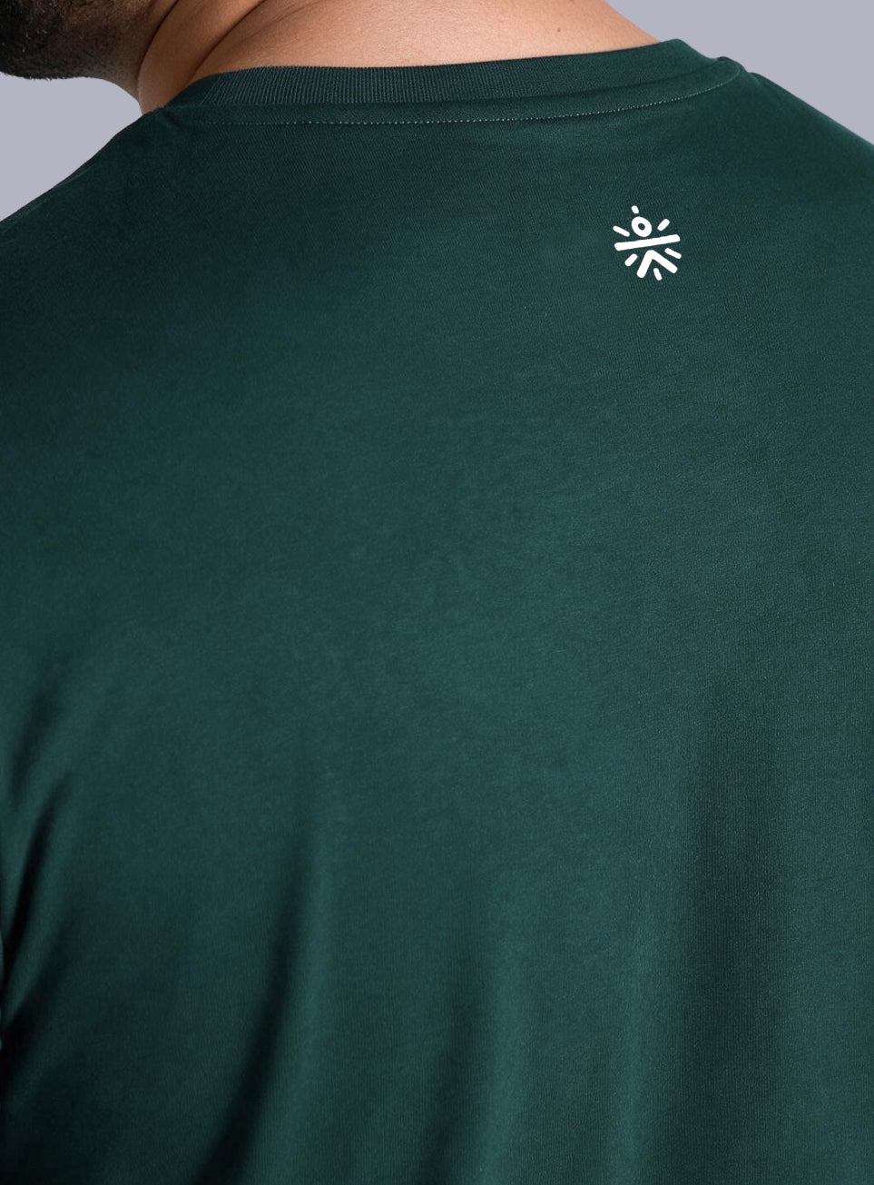 Men's Sea Green Move print Full sleeve Plus size T-shirt