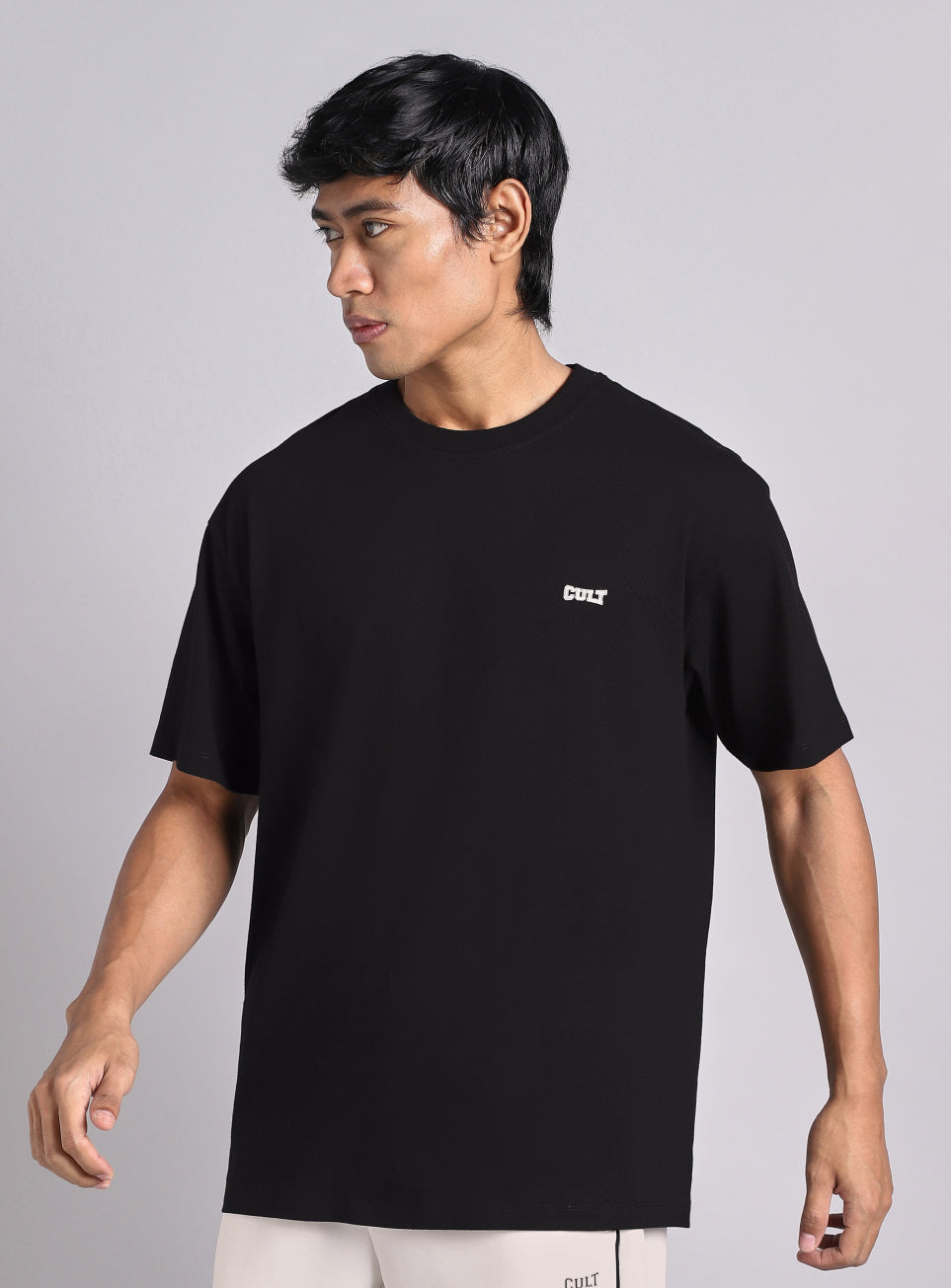 Men's Black Boxing Pro Oversized Fit T-shirt