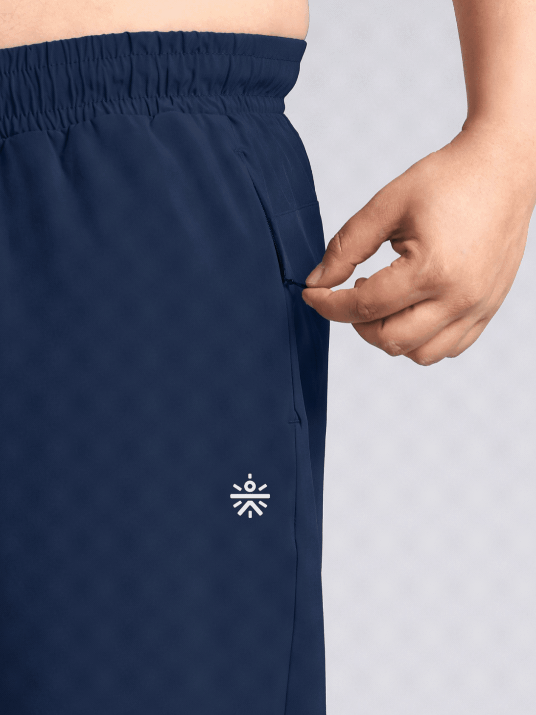 Men's Navy Runner's Essential Plus Size Trackpants