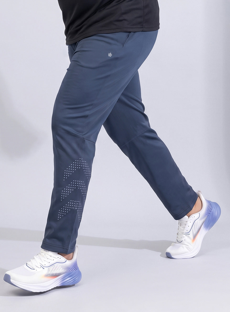 Men's Blue Ultimate Running Plus Size Trackpants