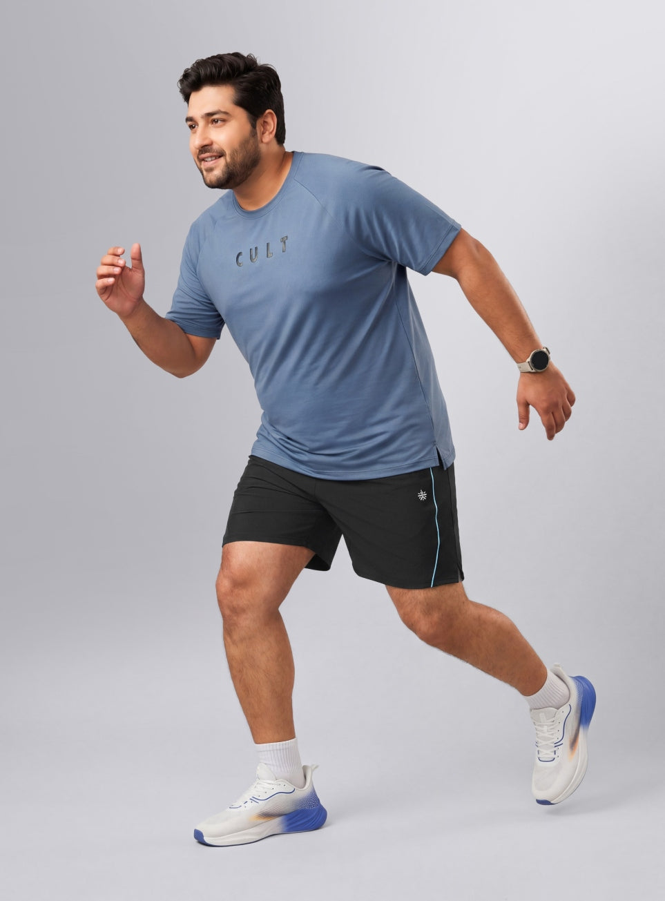 Men's Men's Grey Air Flex Training Plus Size Shorts