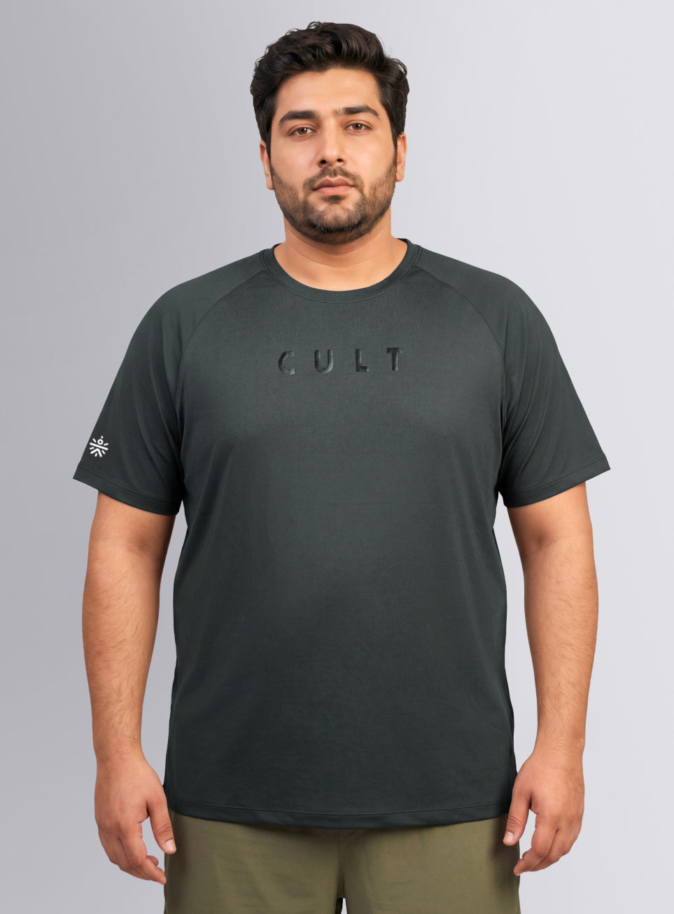 Men's Black Plus Size Pro Run Athlete T-shirt