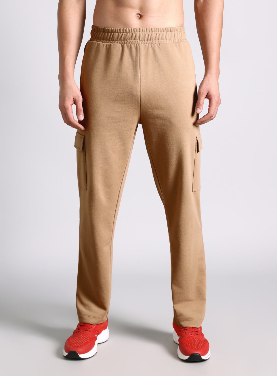Men's Khaki Play In-Out Trackpants