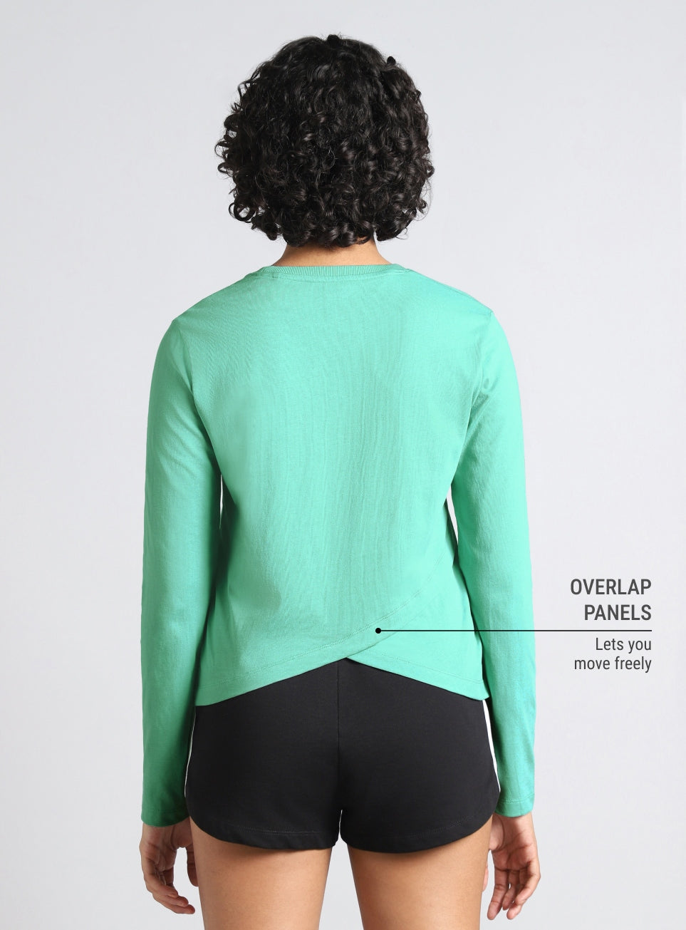 Women's Green Cult Logomanaia Full Sleeve T-shirt