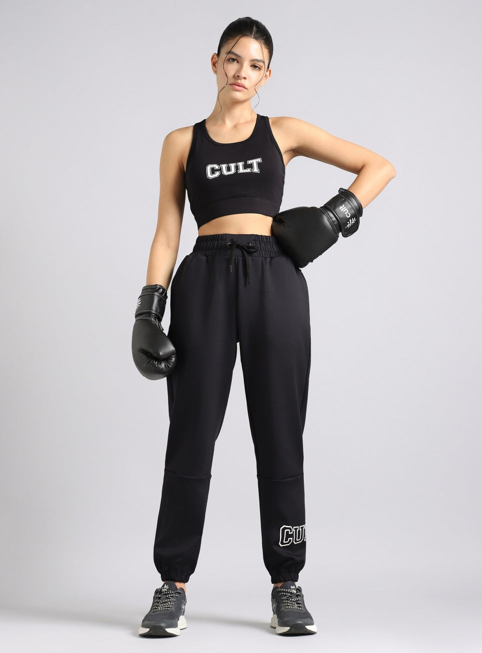 Women's Black Combat Fit Joggers