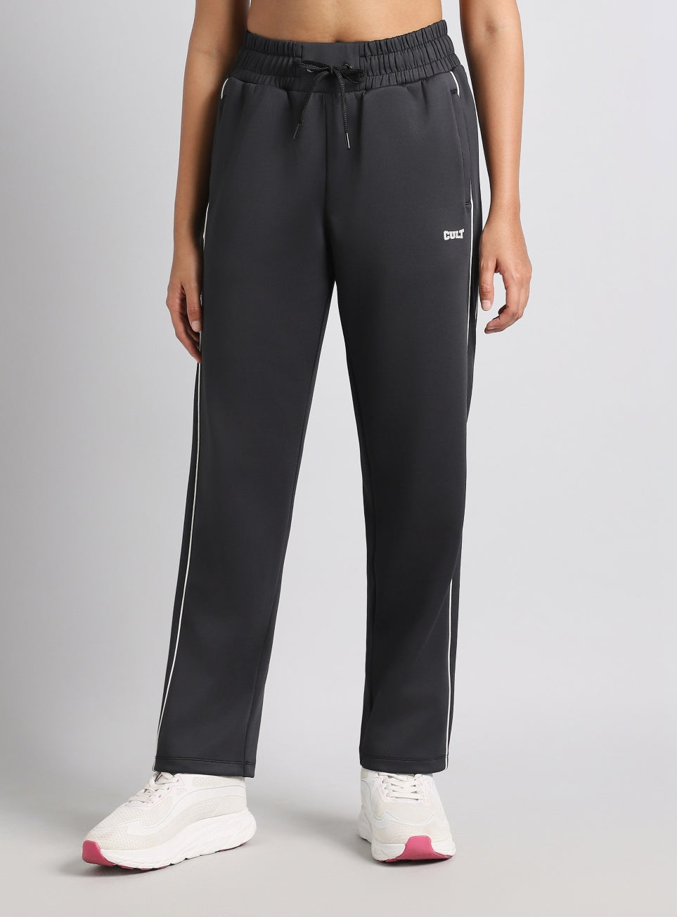 Women's Black Combat Pro Training Trackpants