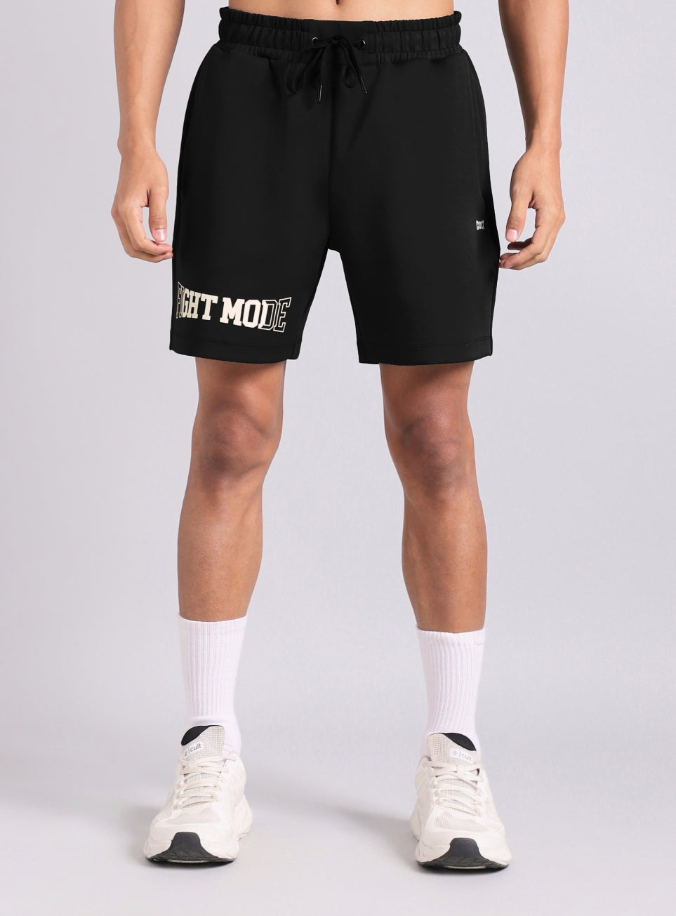 Men's Black Fight Mode Boxing Shorts