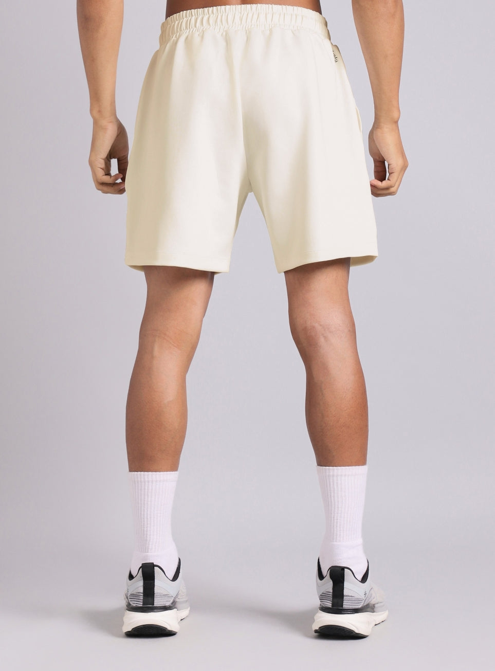 Men's White Fight Mode Boxing Shorts