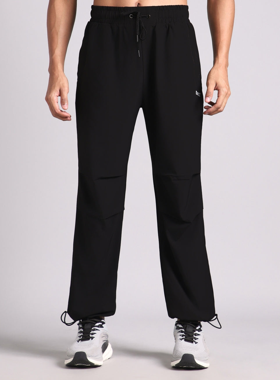 Men's True Black Training Combat Trackpants