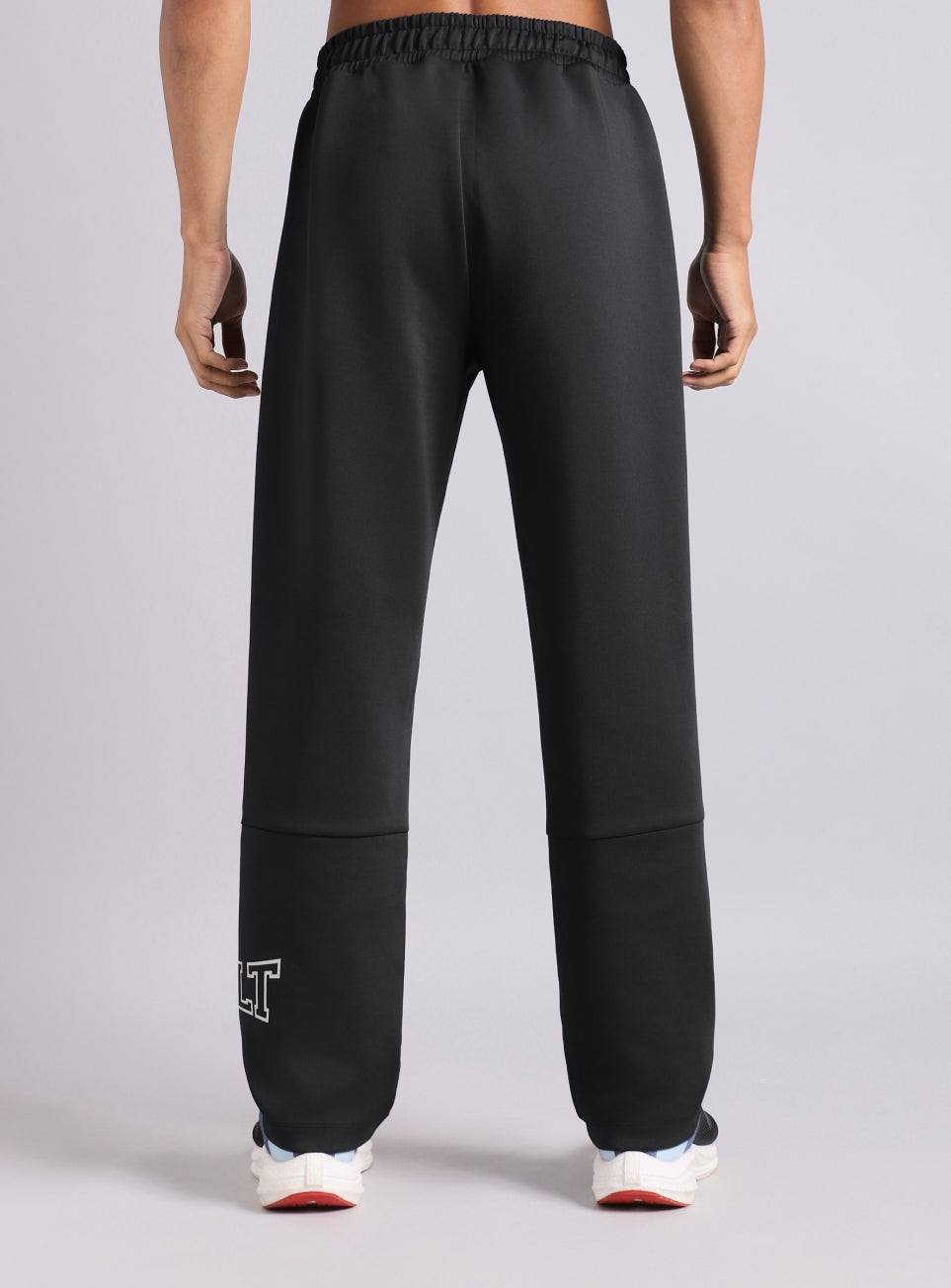 Men's Black Cult Fight Club Straight Fit Trackpants