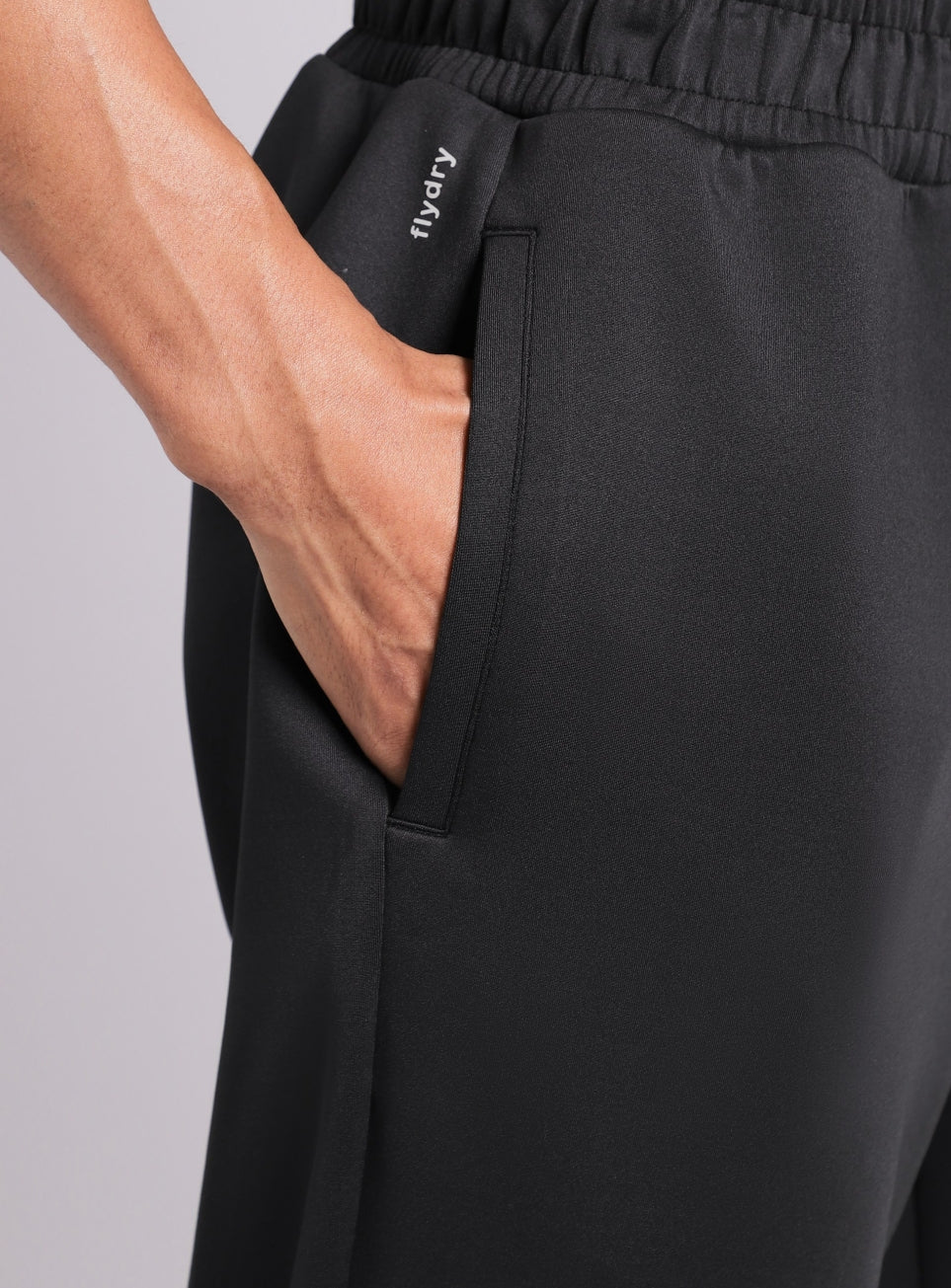 Men's Black Cult Fight Club Straight Fit Trackpants