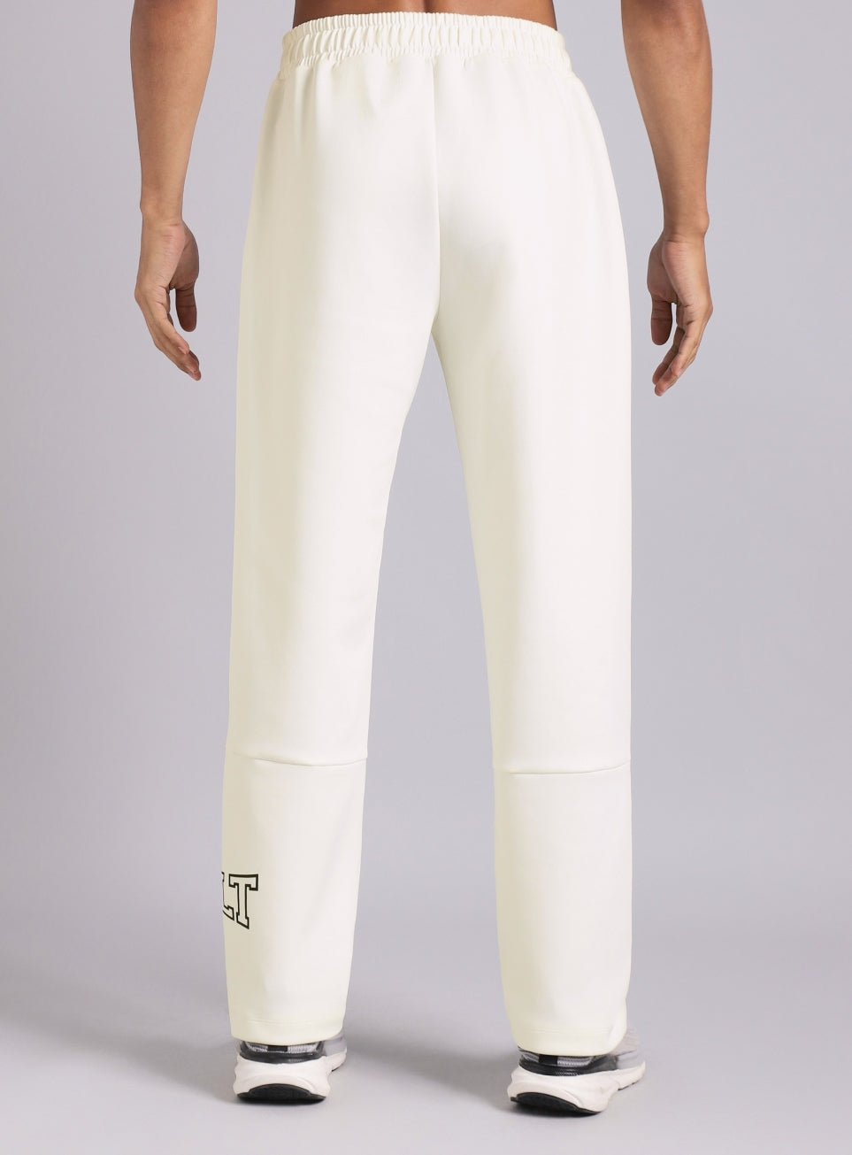 Men's White Cult Fight Club Straight Fit Trackpants