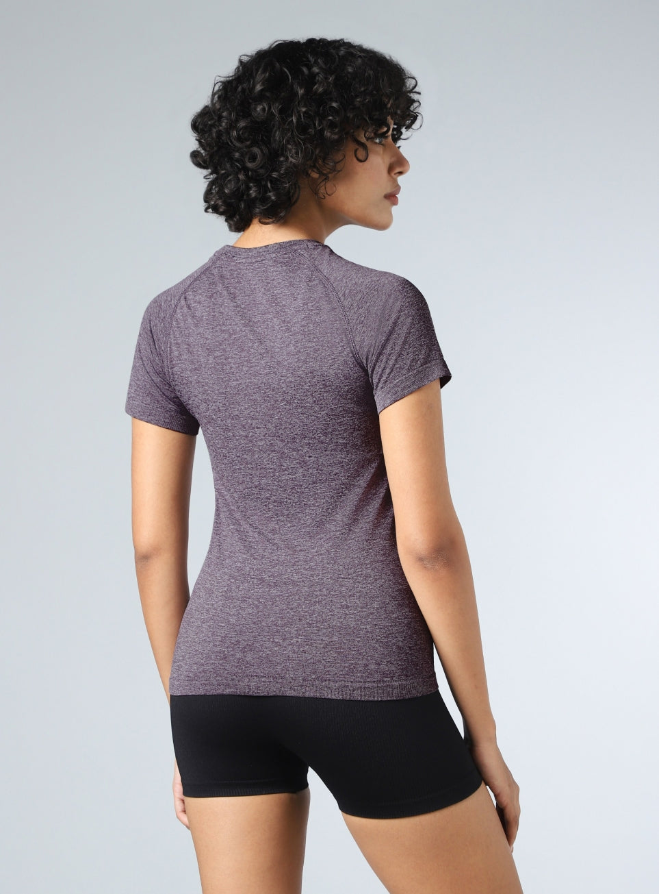 Women's Grey Contour Seamless T-shirt