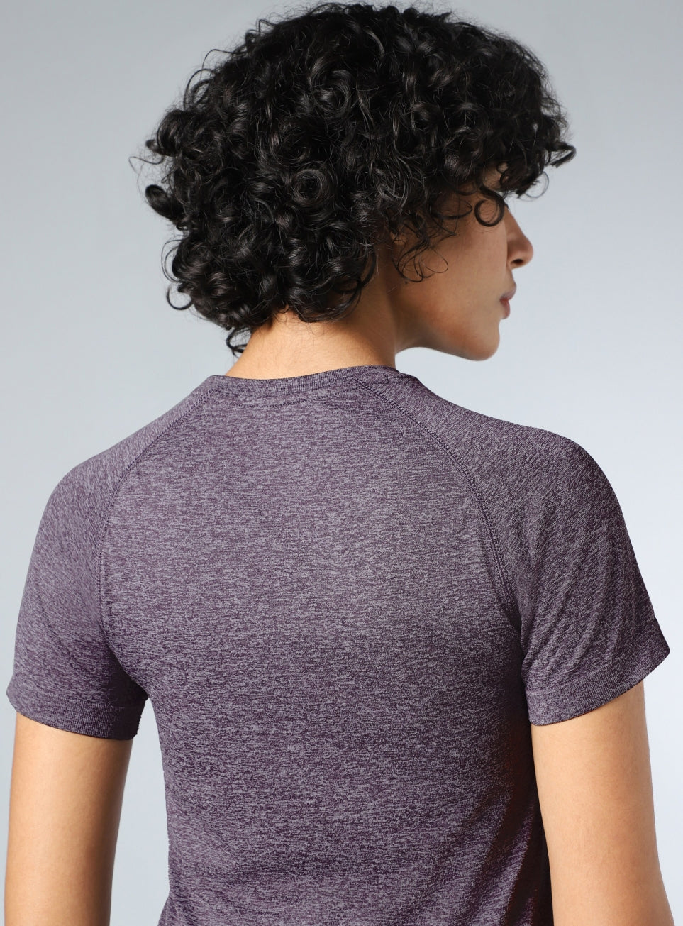 Women's Grey Contour Seamless T-shirt