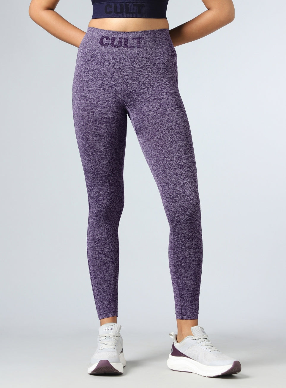 Women's Purple Momentum Seamless Tights