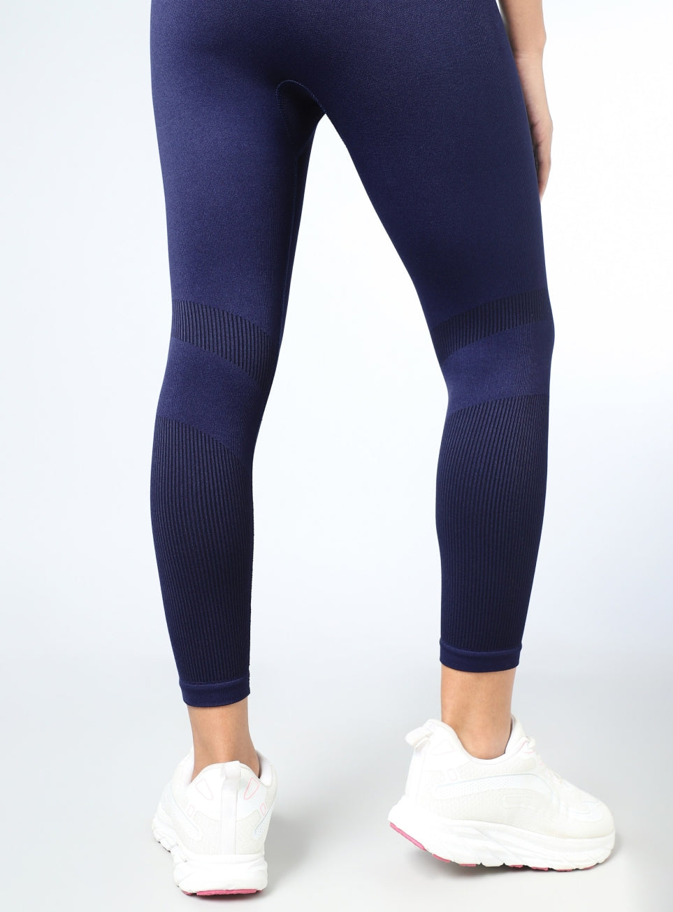 Women's Navy Sculpt Fit Seamless Tights