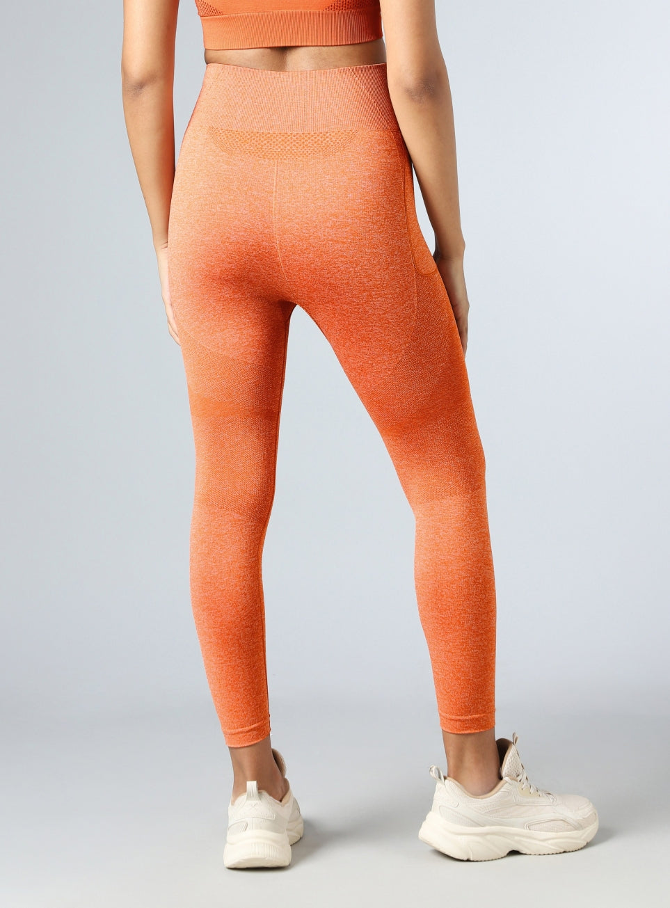 Women's Rust Contour Fit Seamless Tights
