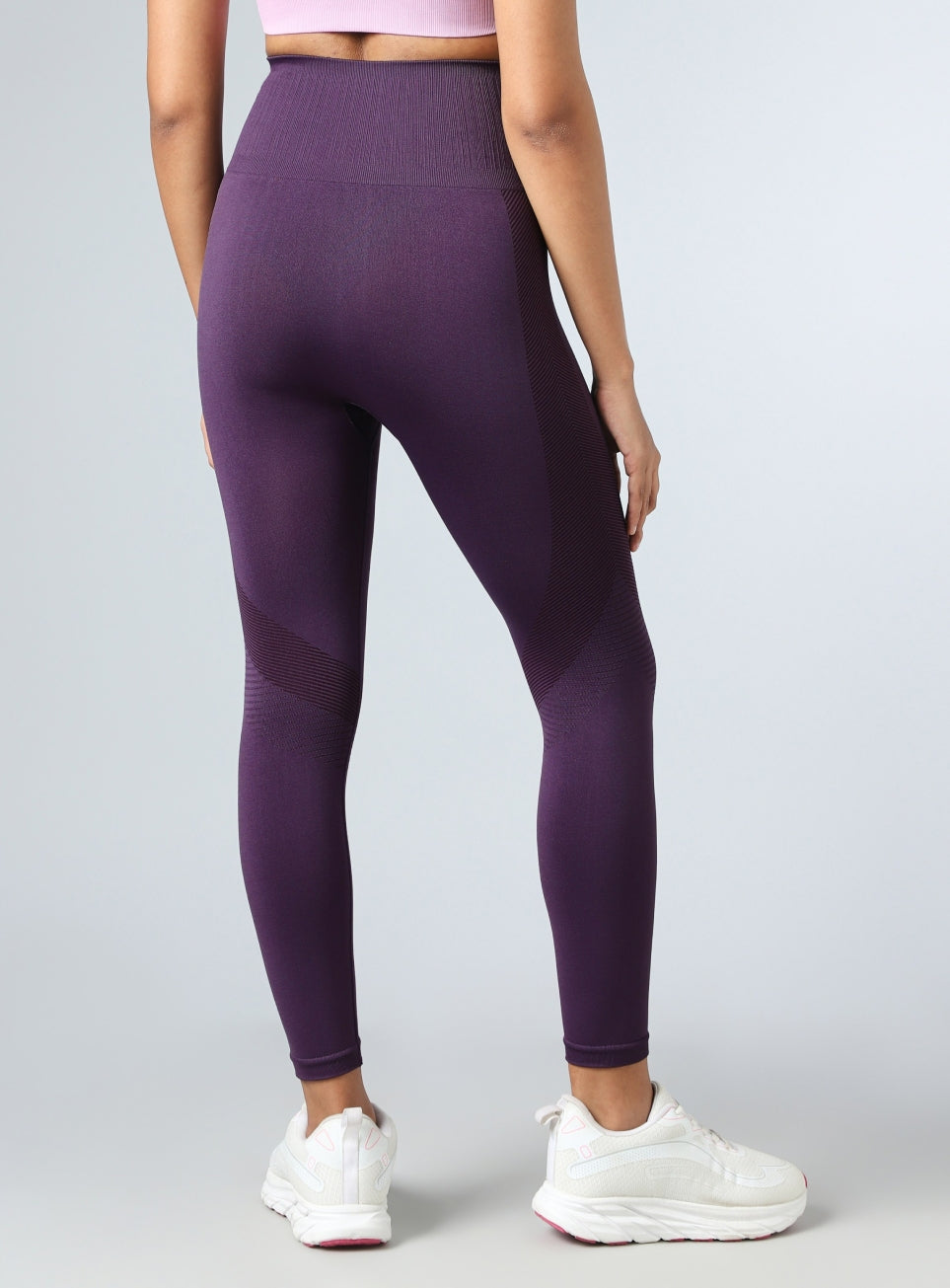 Women's Purple Sculpt Seamless Tights