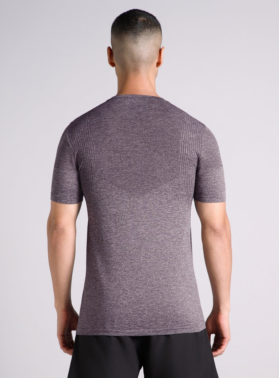 Men's Grey Contour Seamless T-shirt