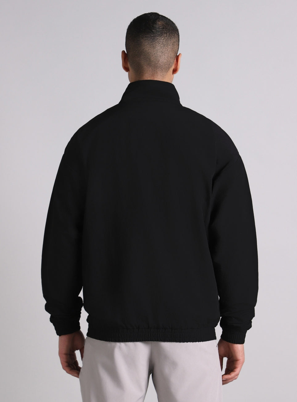Men's Black Power Up Layering Train Jacket