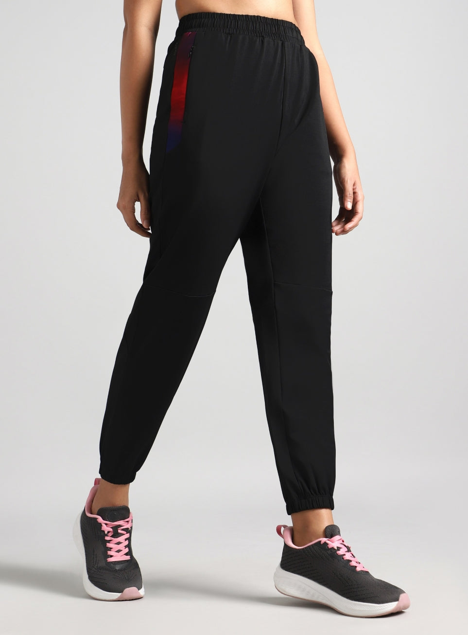Women's Black Halo Night Run Joggers