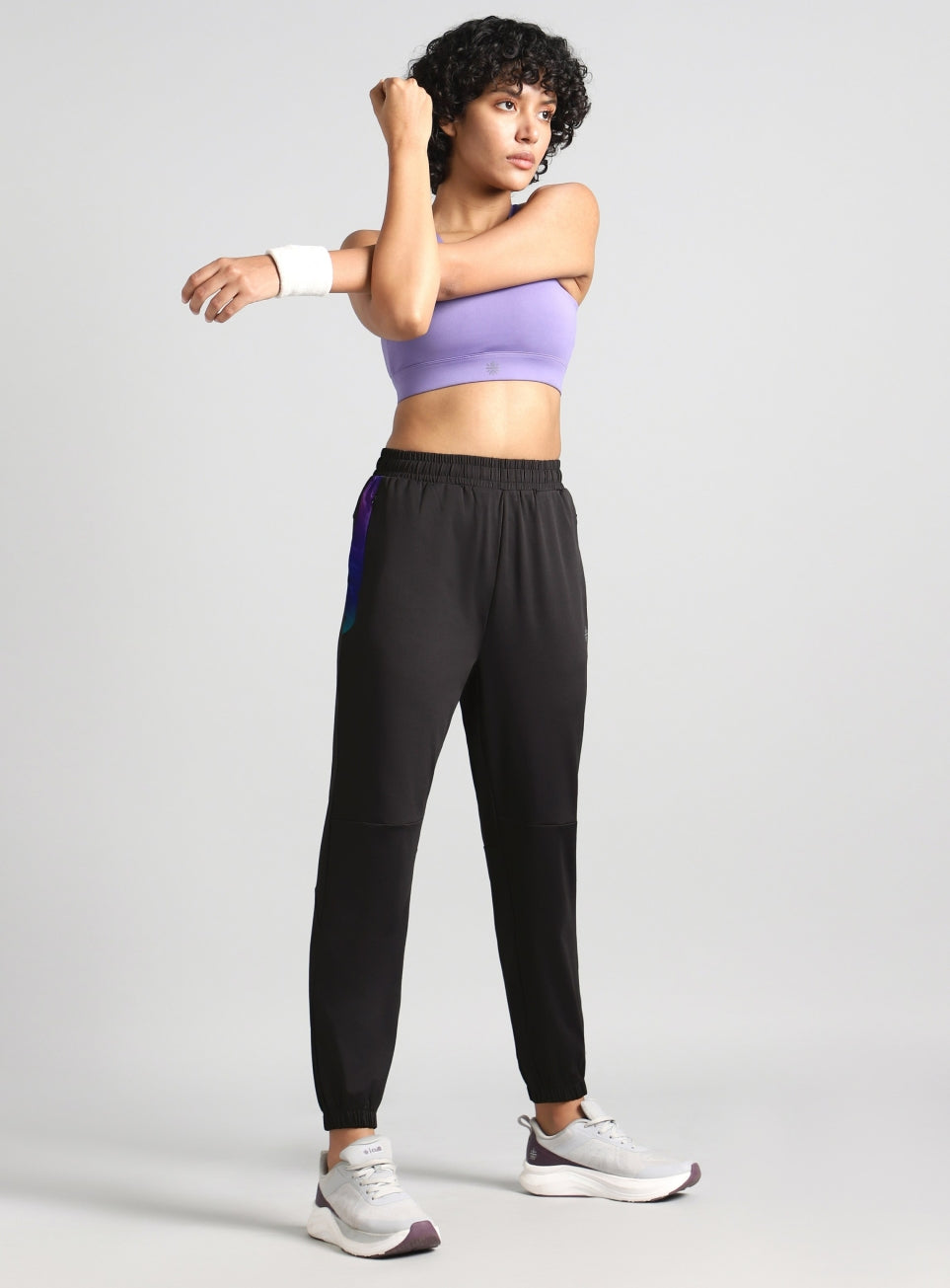 Women's Grey Halo Night Run Joggers