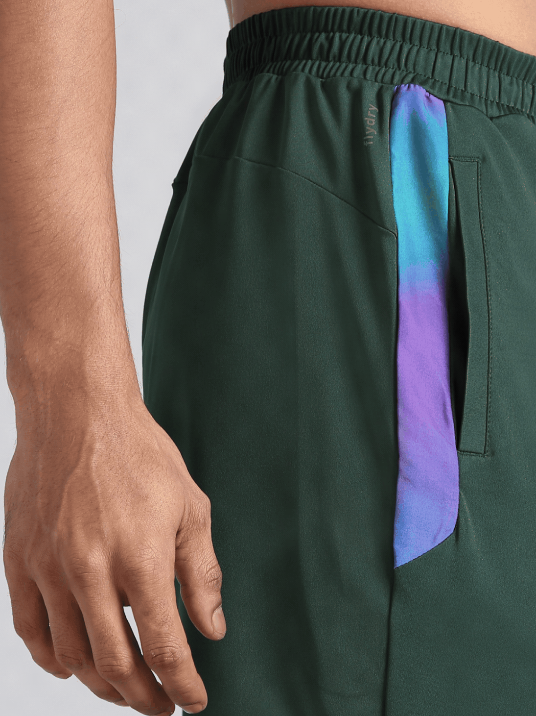 Men's Dark Green Halo Night Run Joggers