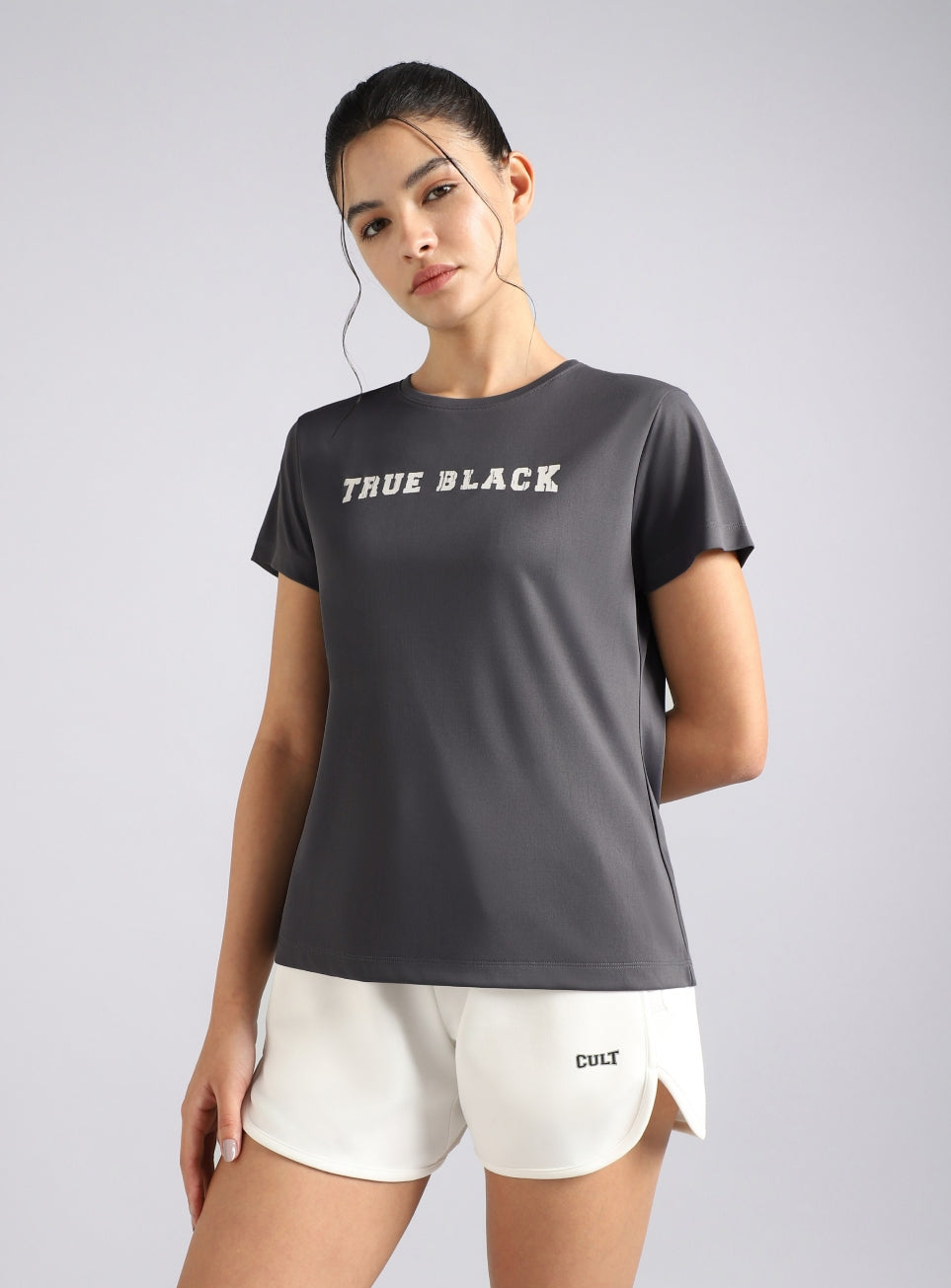 Women's Grey Combat Pro Training T-Shirt