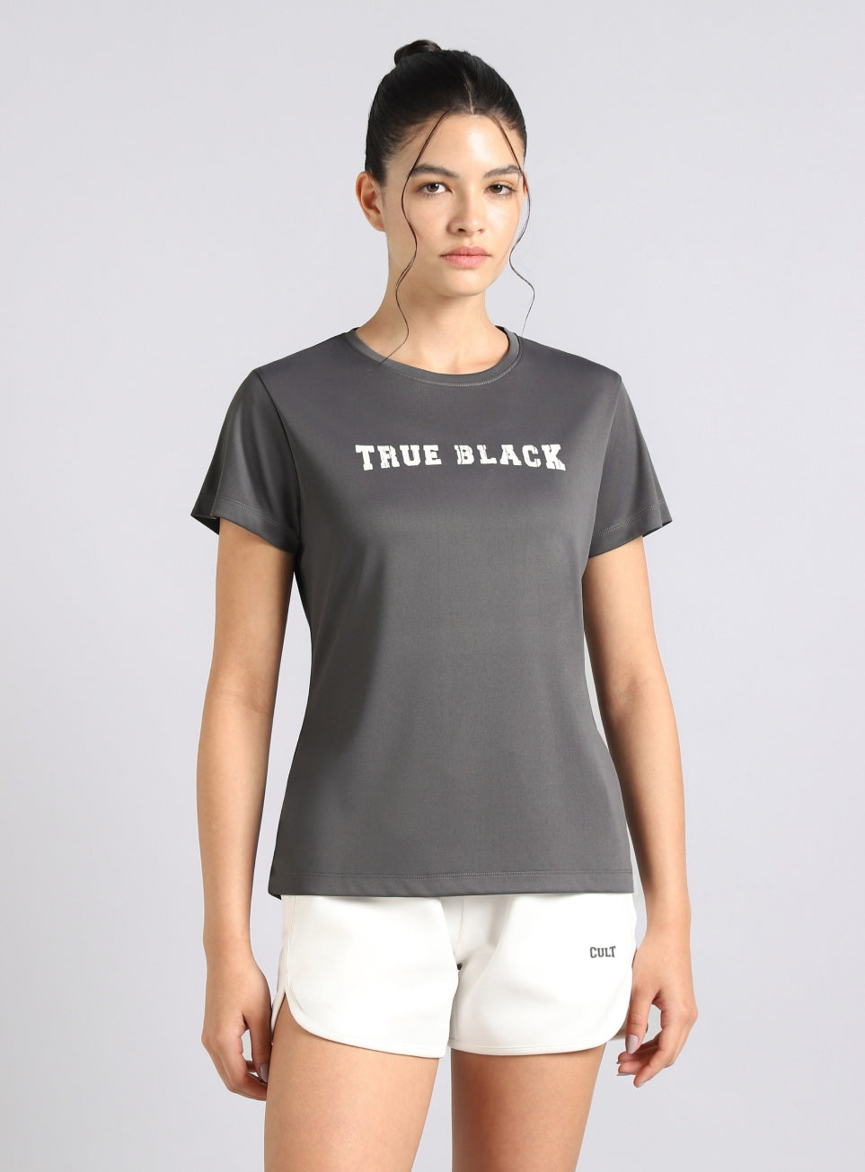Women's Grey Combat Pro Training T-Shirt
