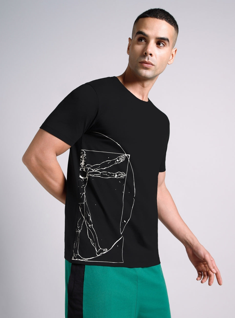 Men's Black Signature V-Man T-shirt