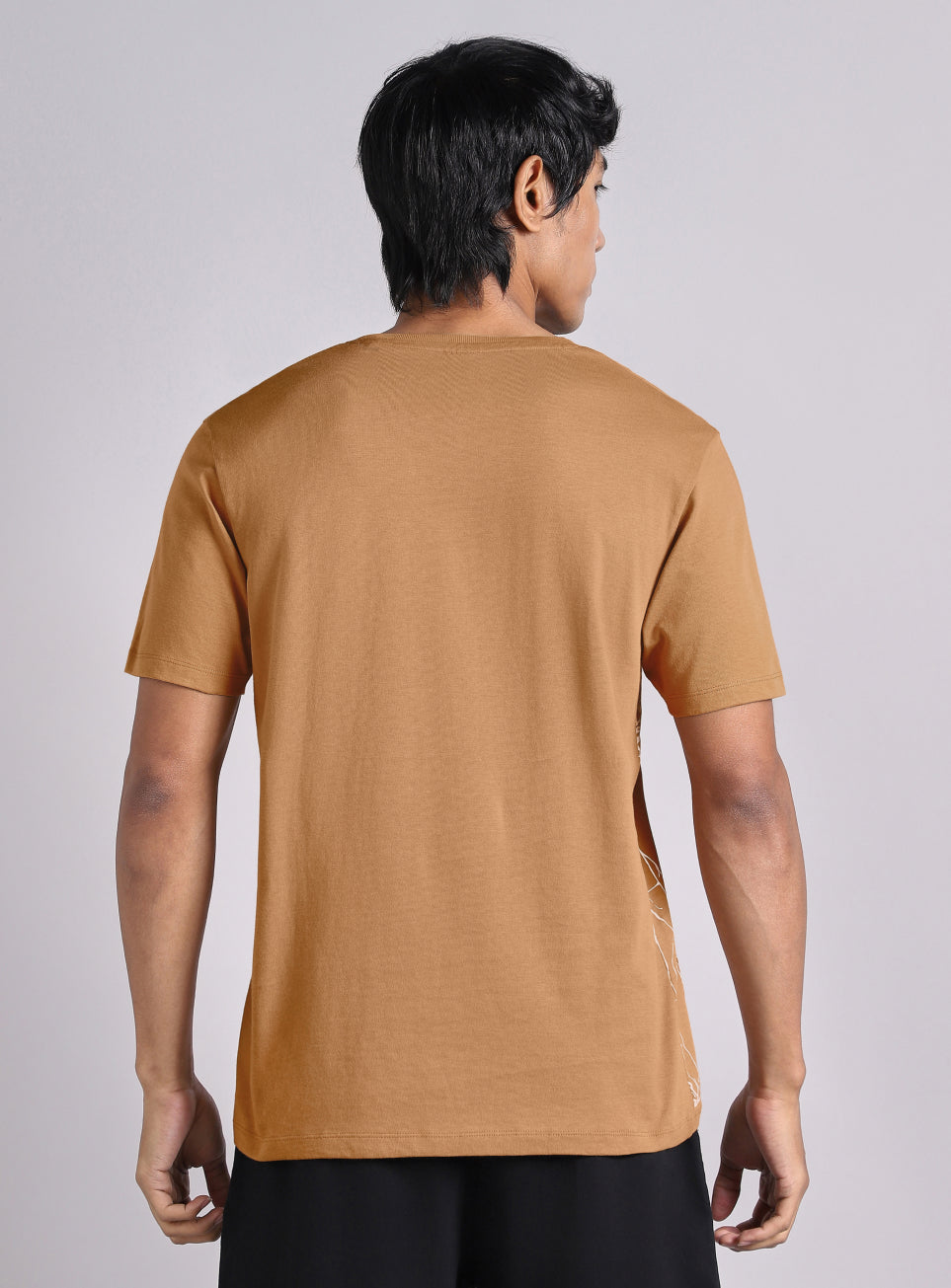 Men's Brown Signature V-Man T-shirt