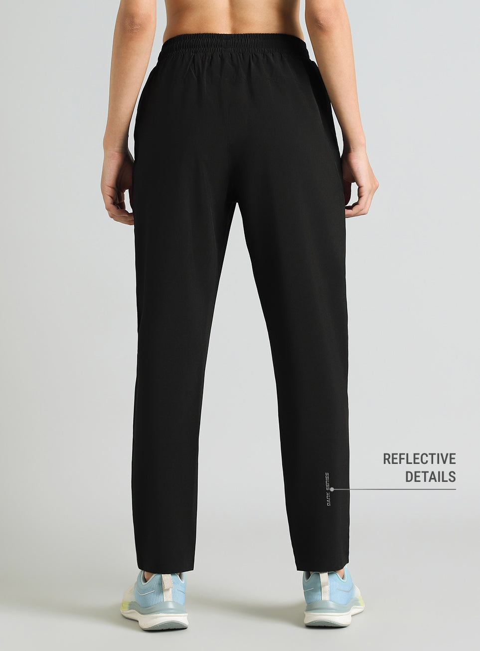 Women's Black Night Run Trackpants