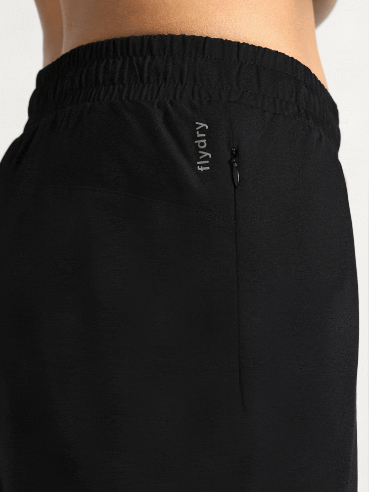 Women's Black Dark Series Running Trackpants