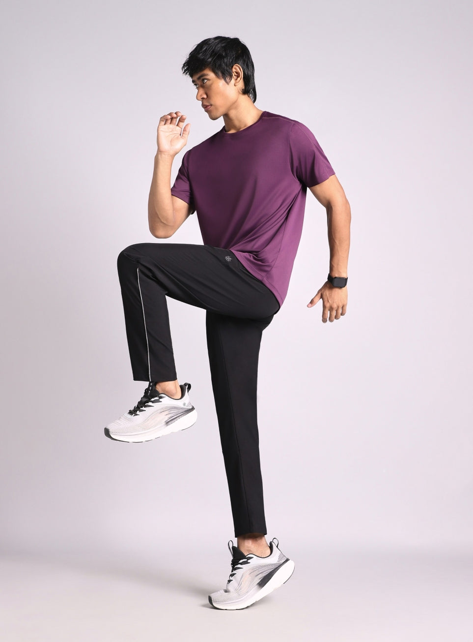 Men's Black Speed Run Trackpants