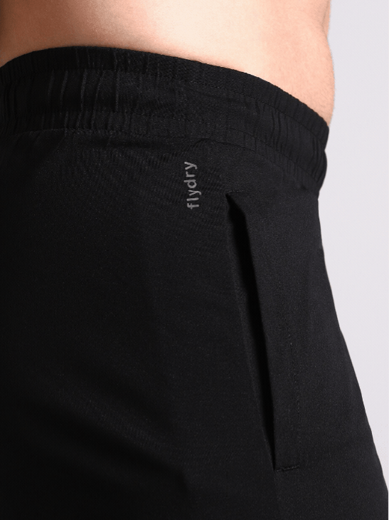 Men's Black Dark Series Running Trackpants