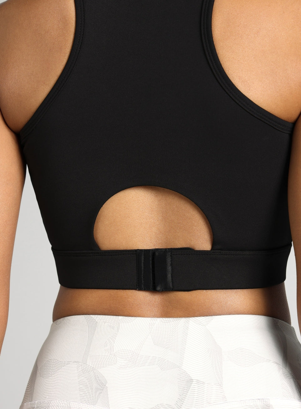 Women's Black Combat Pro Longline High Support Bra