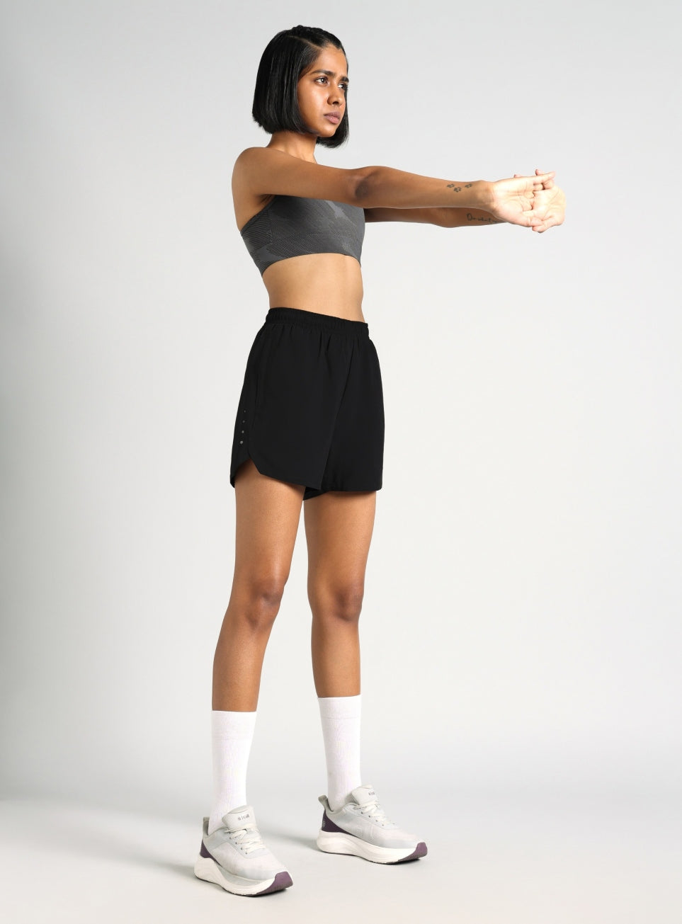 Women's Black After Dark Running Shorts