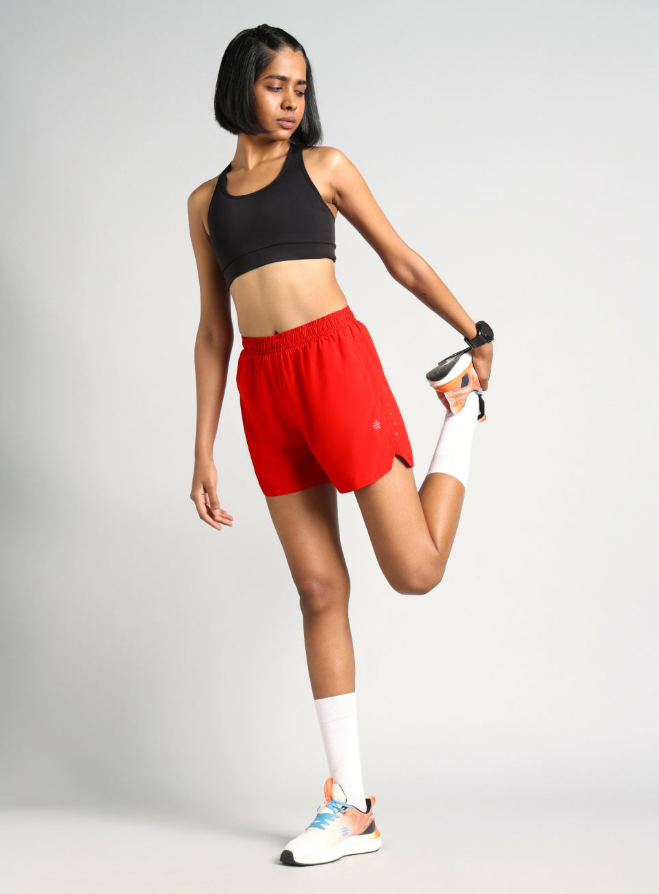 Women's Red After Dark Running Shorts