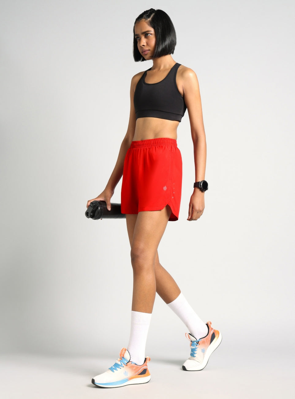 Women's Red After Dark Running Shorts
