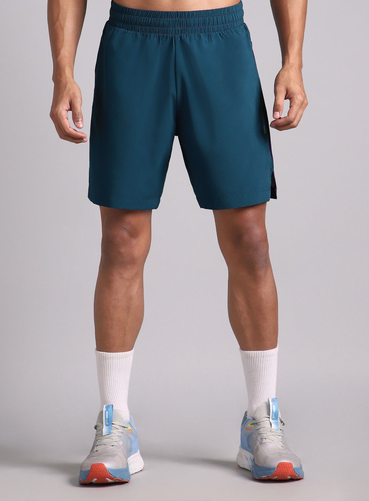 Men's Teal Halo Night Run Shorts