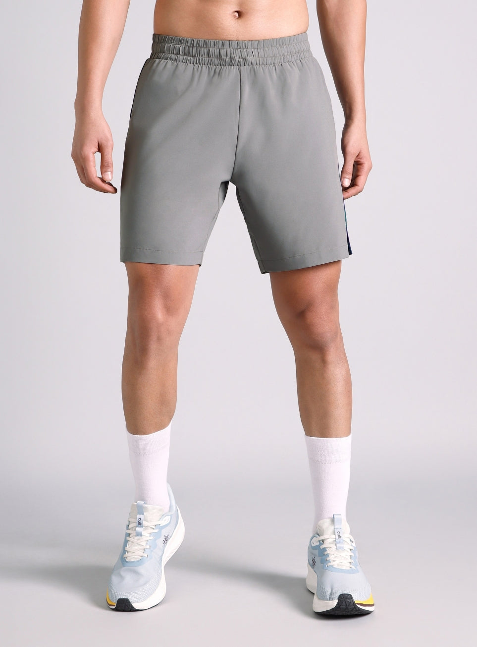 Men's Grey Halo Night Run Shorts