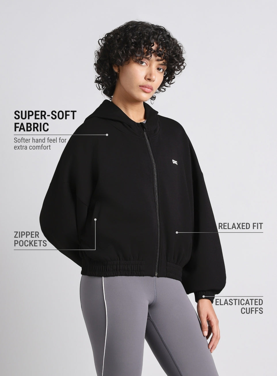 Women's Black Combat Training Jacket
