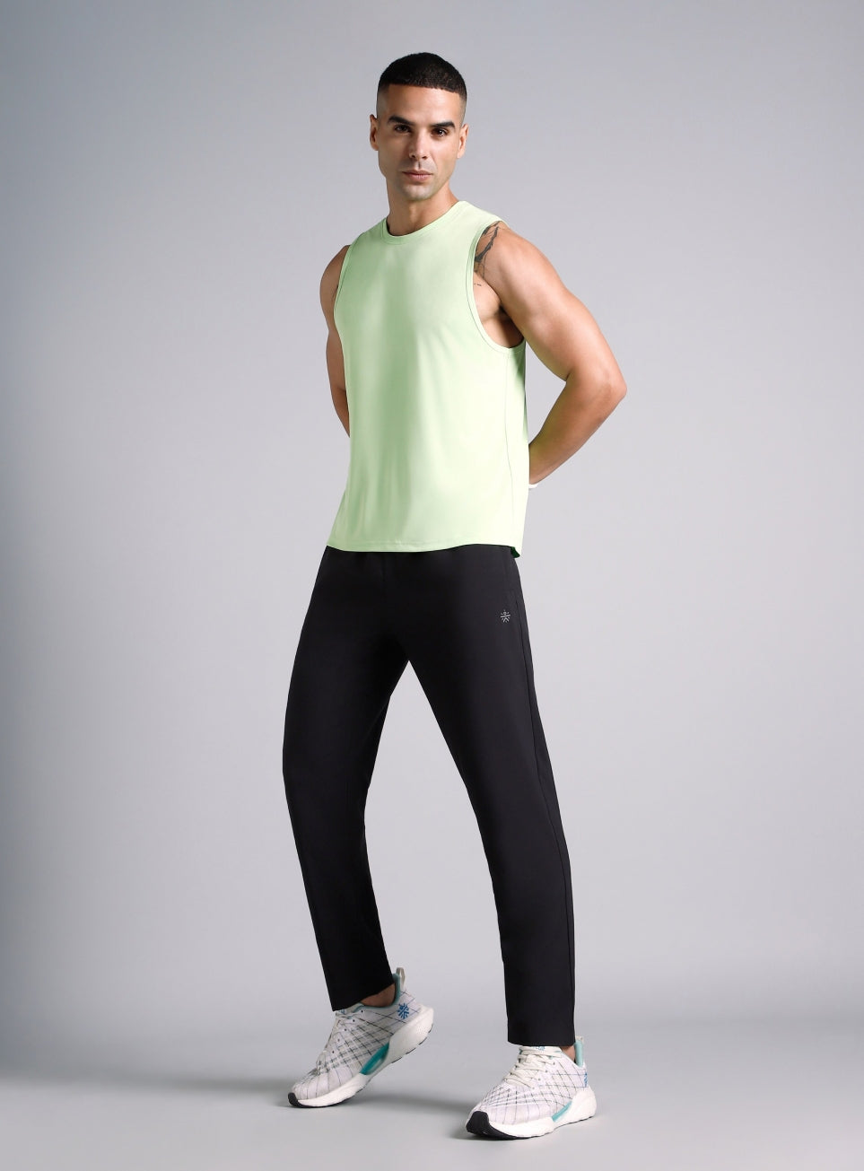 Men's Black After Dark Running Trackpants