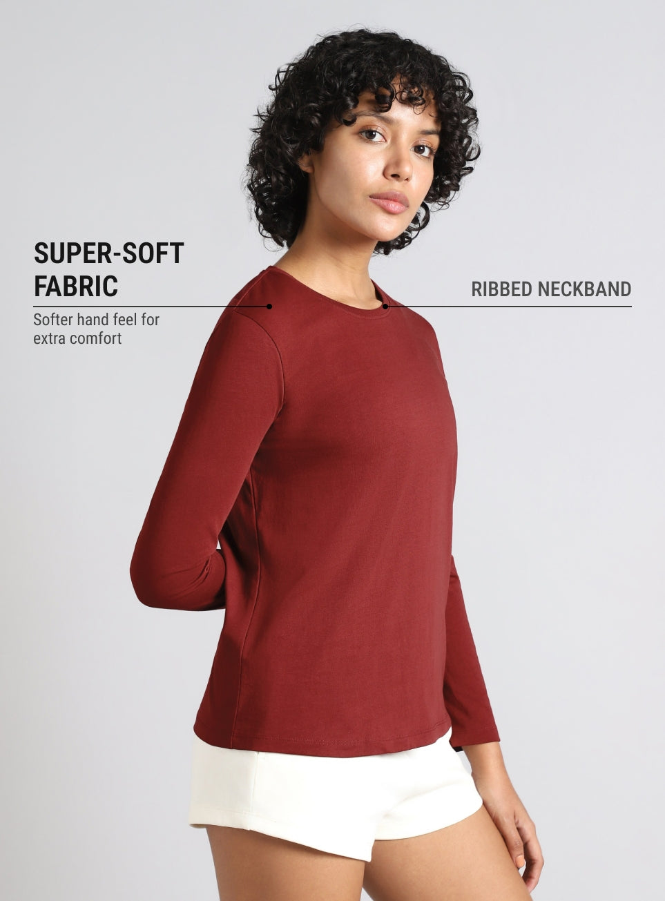 Women's Cult Essential Cotton Pack of 2 Full Sleeve T-shirts